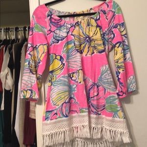 Lilly Pulitzer off the shoulder top